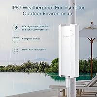 TP-Link EAP650-Outdoor Wi-Fi 6 Access Point AX3000 Dualband, Omada SDN, Zentrales Management, 1 Gigabit Port, Omada Mesh WLAN, 802.3at PoE, Passive PoE Adapter enthalten, VLAN, bis zu 16 SSIDs, IP67 – Ansicht 6