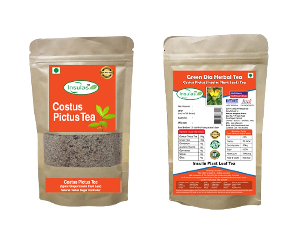 Insulas Sprial Ginger Tea (Anti-Diabetic Tea) | Herbal Tea Powder for diabetic patient | Insulin Tea Powder | Diabetes Tea Powder(Costus Pictus) - 200 Grams | Herbs tea (B07ZQ7J4YB) Amazon Price History, Amazon Price Tracker