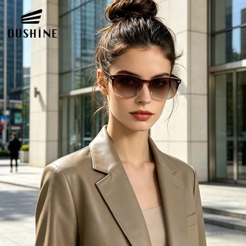 DUSHINE Polarized Sunglasses for Women Classic Retro Style UV400 Protection