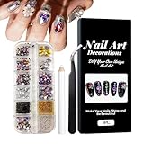 Polyvalent pour les occasions : parfait pour toutes les saisons, y compris le printemps, l'été, l'hiver et l'automne, et pour des événements tels que Halloween, les mariages, les fêtes, les vacances ou au quotidien, offrant des possibilités créatives infinies pour des ongles et accrocheurs.