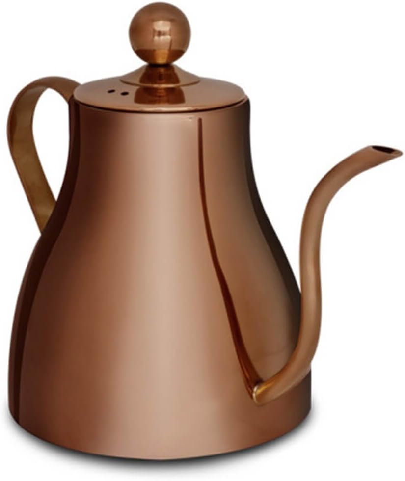 Brass 18/10 Stainless Steel Antique Drip Coffee Pot 0.8 liter