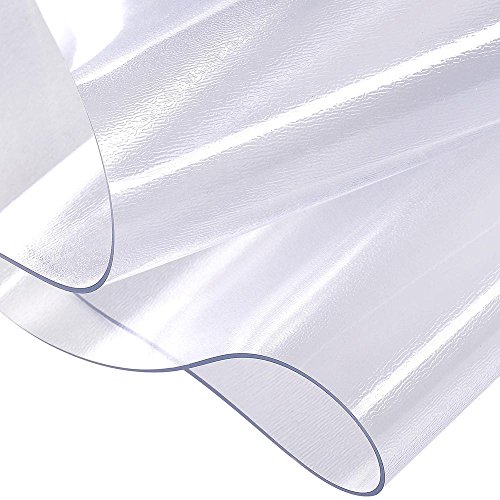 Yescom Office Desk Chair Mat For Hard Wood Floors Clear Pvc Floor Mat Protector With Lip 1.5Mm Thickness 48" X 36" #TOP27