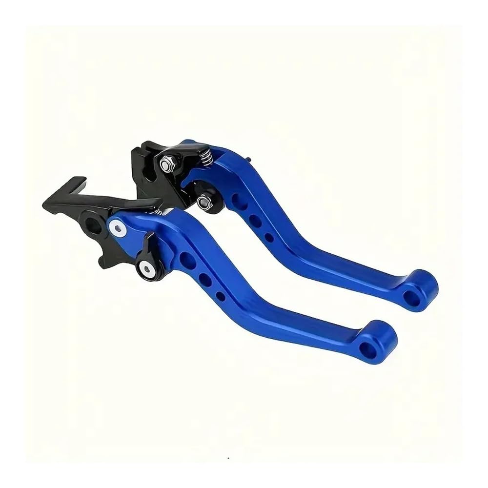 Xvasdgaer Blue Universal Motorcycle Clutch Brake Handle Drum Levers Adjustable Cnc Accessories