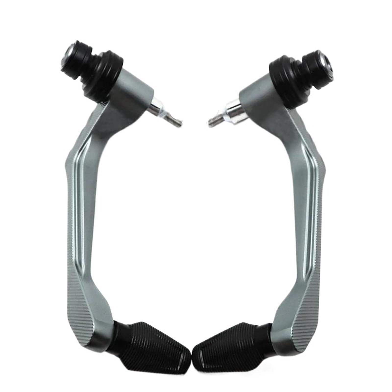 HJTEDHE Universal 17-22mm Motorcycle Handlebar Brake and Clutch Lever Hand Guard Motorcycle Handlebar Lever Guards(Gray)