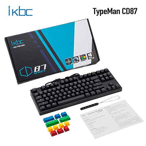 k＆c iKBC CD87 v2 Mechanical Keyboard with Cherry MX Clear Switch for