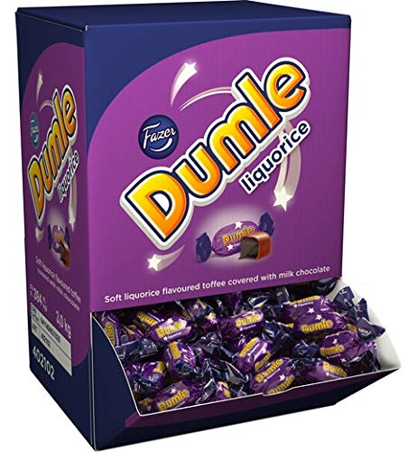 Fazer Dumle Liquorice looseweight Caramel 2 Boxes of 3kg