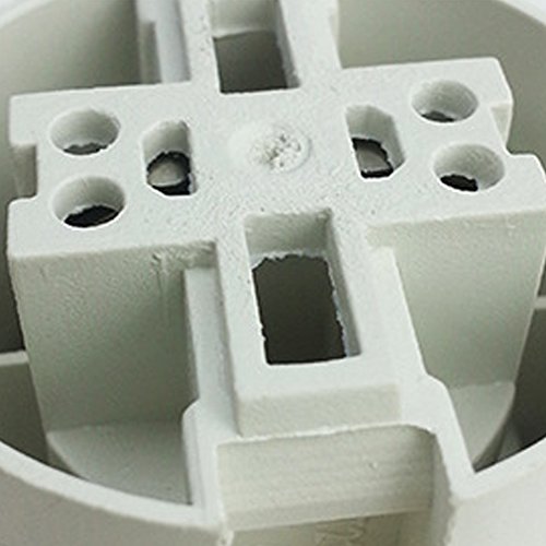 E27 Light Bulb Holder ,Woopower Practical Lamp Pendant Socket -Plastic Lampshade Ring Adapter(White) - Image 6