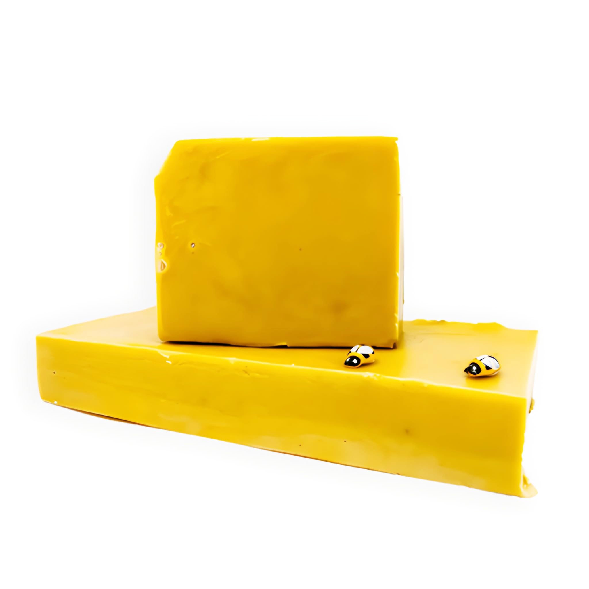 Bricoloco Cera natural de abejas pura en pastillas | Bloque de cera para cosmética natural, velas, artesanía, protección de la madera, impermeabilizante de ropa y zapatos. (2, Kilogramos)