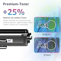 ONLYU TN-243CMYK TN247 Toner Kompatibel für Brother MFC L3750CDW 5er-Pack – Ansicht 2
