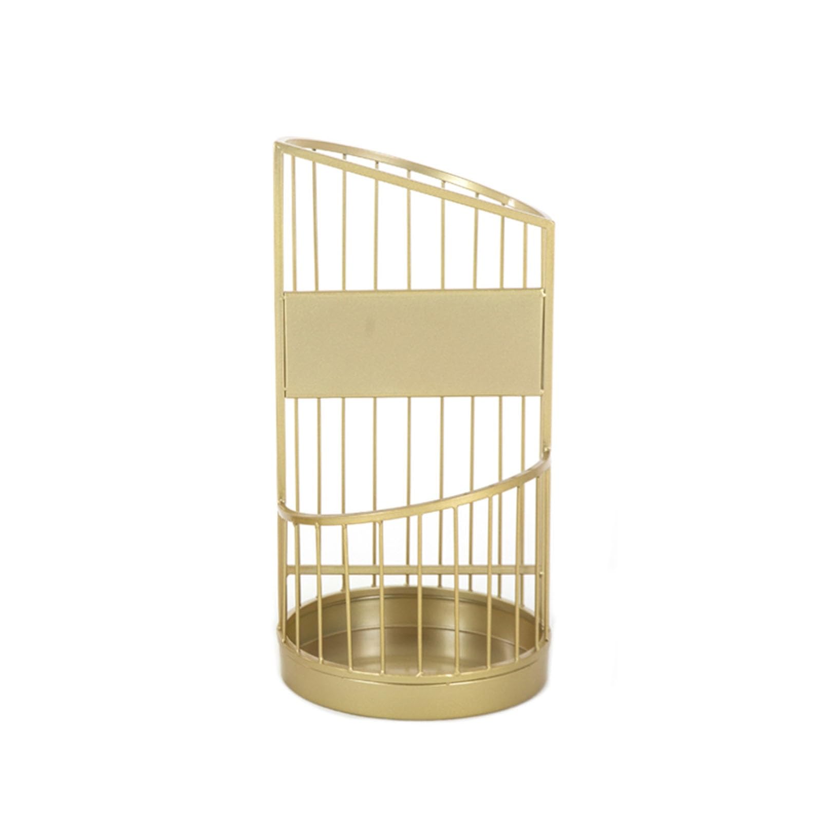 Porte-parapluies carré pour couloir et bureau 25 x 55 cm compact