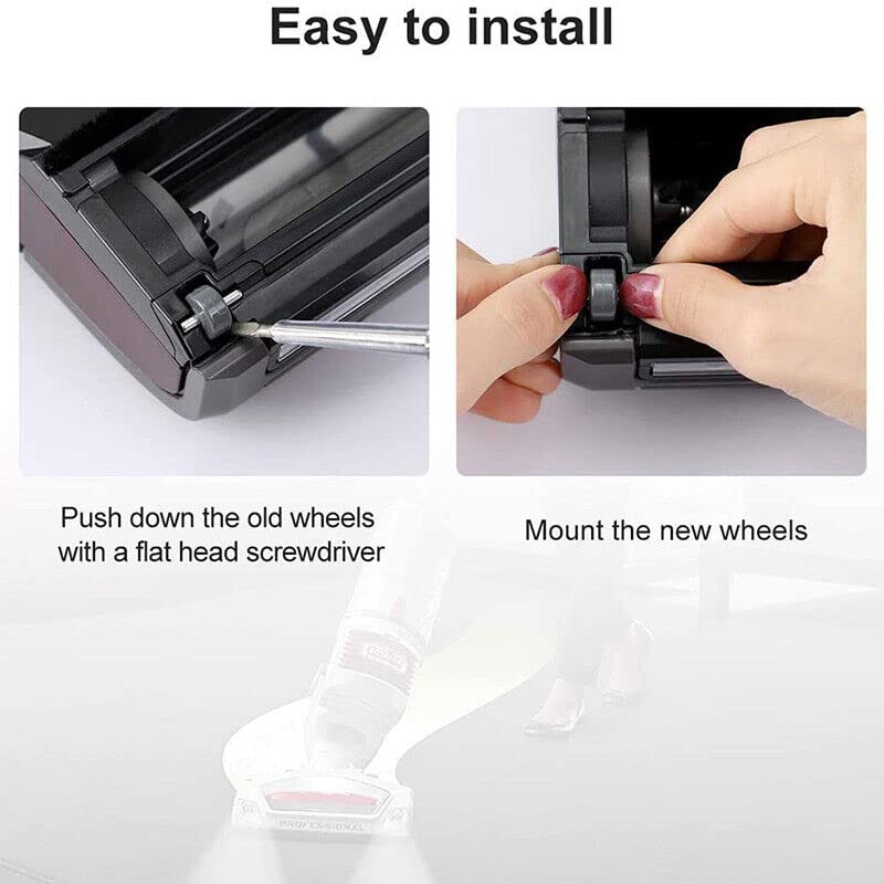 WANSUPYIN 2024 4* Vacuum Cleaner Mini Front Roller Wheels Accessory for Shark NV350 NV400 NV500 Series NV22