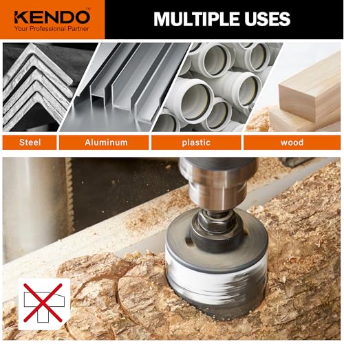 Kendo CDB-5PCS Countersink Drill Bit Set, High Speed Steel Countersink Bits thumb #4