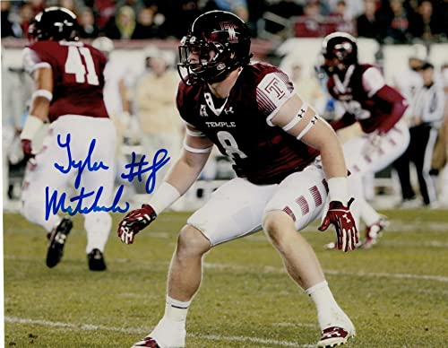 Tyler Matakevich Temple Owls Autographed 8x10 Photo Autographed - Autographed College Photos