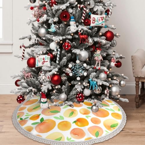 Jupe de sapin à pompons pour protéger le sol et sublimer les cadeaux - 7