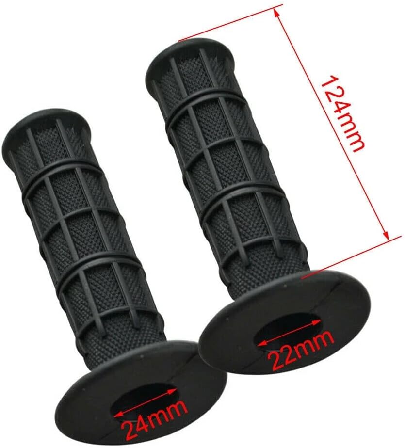 Universal 22mm 7/8" ATV Quad Hand Grips Handlebar for Honda for Kawasaki Tezchb