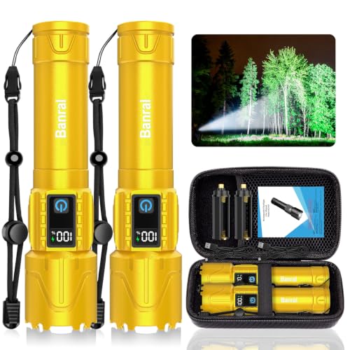 Image of Tactical Flashlight Super Bright High Lumens Rechargeable LED Flash Light