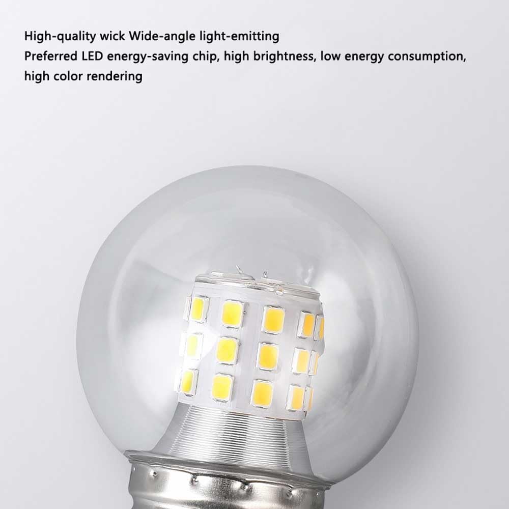 Paquete de 10 Bombillas Led E27, Alto Brillo 9W 900Lm Natural 4000K, Bombillas de Maíz G45 Led E27 de Bajo Consumo para Iluminación Del Hogar, Iluminación Incandescente Equivalente a 40W/Whi