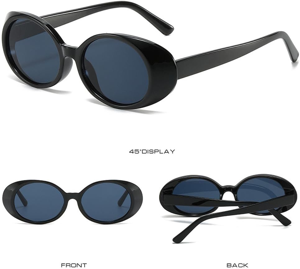 Fashion Oval Sunglasses Women Vintage Luxury Small Frame Shades Driving Travel Trending Sun Glasses UV400 image 3