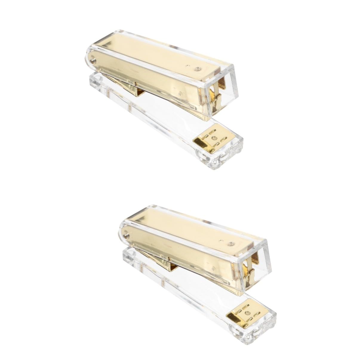 DOITOOL 2 Pezzi Pinzatrice Elegante per Ufficio e Scuola Compatta e Facile Usare Resistente e Inceppamento Accessorio Essenziale per Scrivania