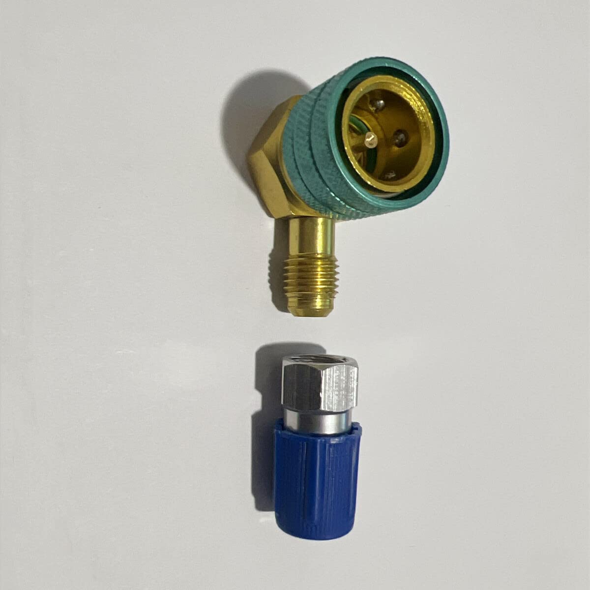 DAGIJIRD Metal R1234YF Quick Couple to R134a Low Side Fitting Connector Adapter