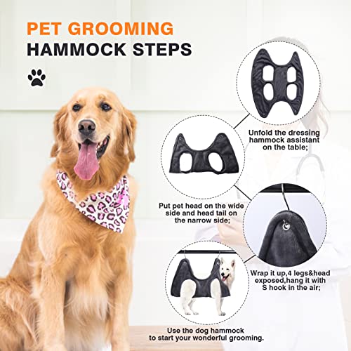 Pet Dog Grooming Hammock Harness Helper 5in1 Hammock Restraint Bag for Small Medium Large Dogs&Cats Grooming Hammock… - Image 6