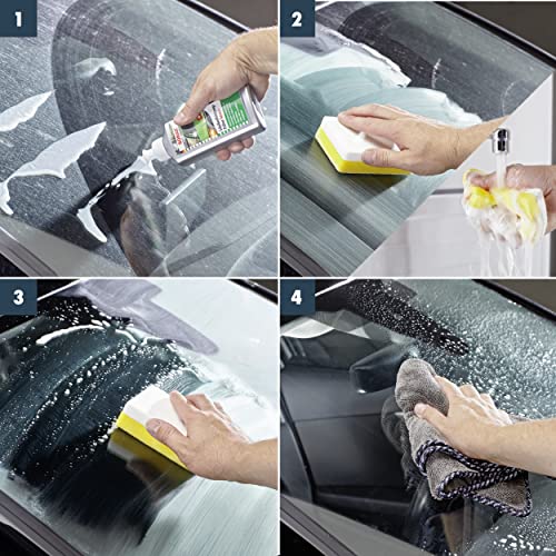 SONAX ScheibenReinigungsPolitur intensiv (250 ml) reinigt Autoglasscheiben von hartnäckigsten Verschmutzungen | Art-Nr. 03371000