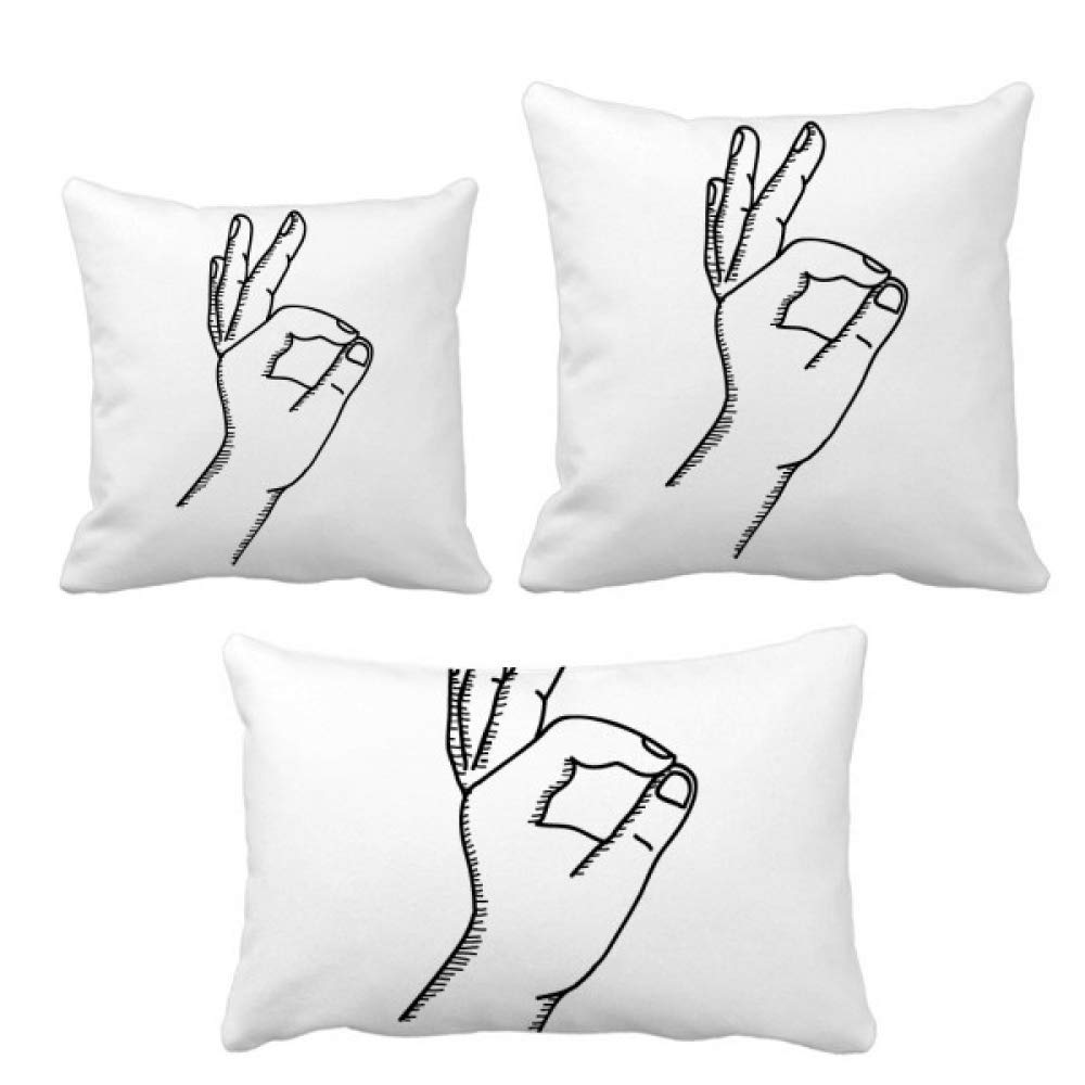 Coussin dessin bon geste pour transformer l'ambiance de votre sofa de salon