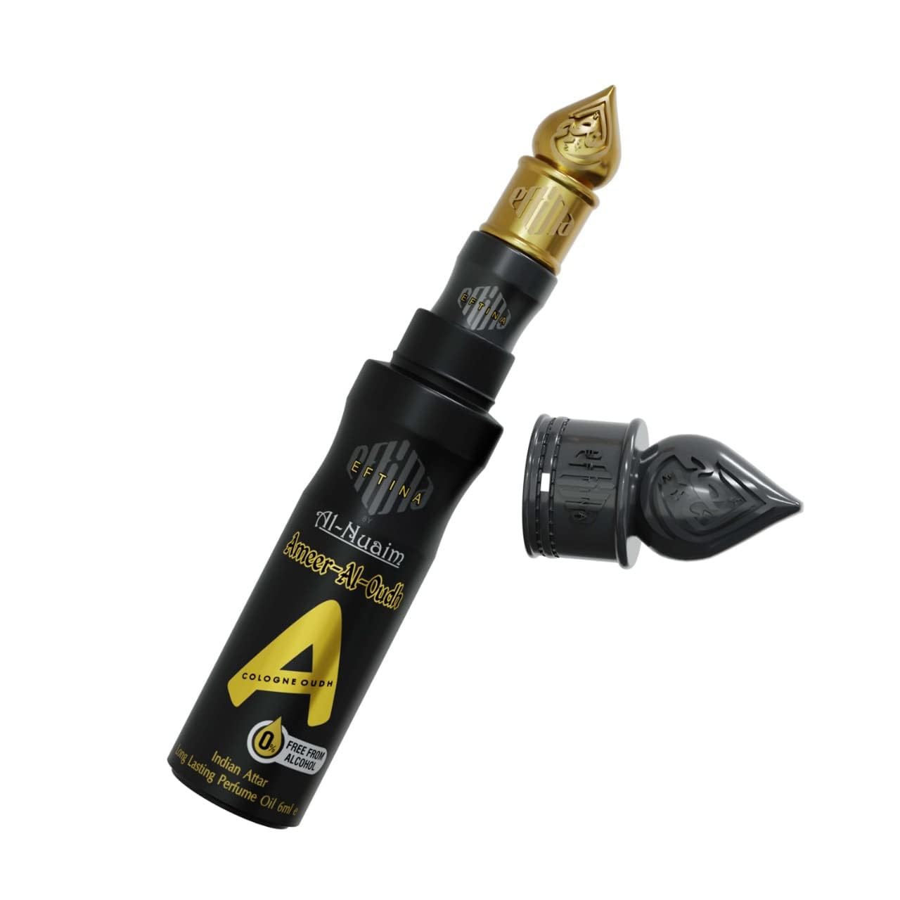 Al Nuaim Ameer Al Oudh Alcohol Free Attar For Men & Women - 6ml | Concentrated Perfume Oil | Premium-Grade Oriental Attar | Long Lasting Fragrance