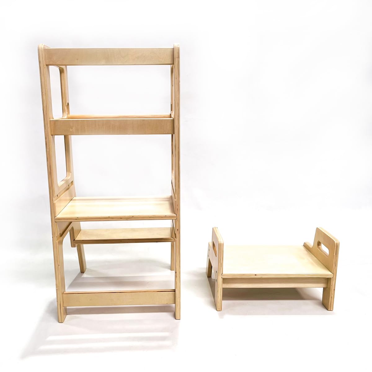 Torre de Aprendizaje Montessori ATAA Stool con Taburete Extraíble