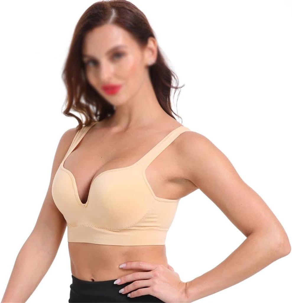No Steel Gathereds Sexy The Small Chest Adjustment Size Pair of Milk Bra