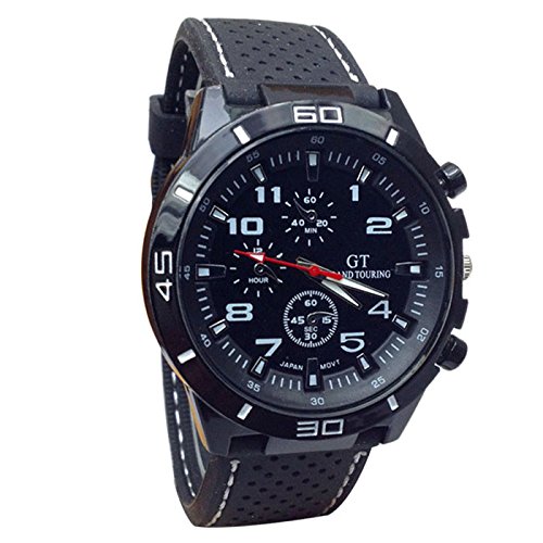 KONG JIMFAN Digital Uhren Für Jungen Männer Uhren Digital Herren Armbanduhr Funkuhr Gesundheitsuhr Armbanduhr Herren Leder Männer Set Armbanduhr Herren Flach Design Herrenuhr Digitaluhr Wasserdicht Cover