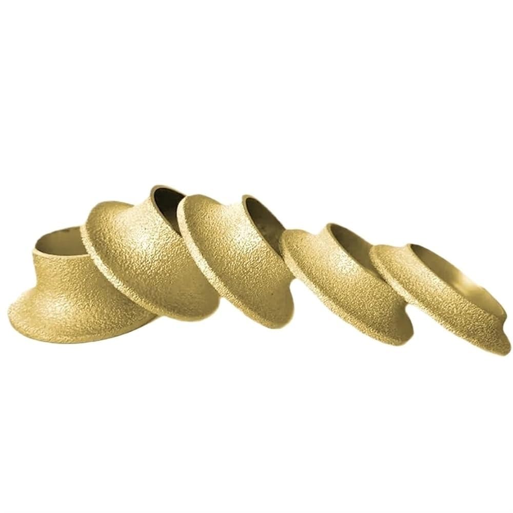 Muela abrasiva soldada al vacío en seco | 74 mm de diámetro, eje de 20 mm, espesor de 30 mm, grano 60(30mm)
