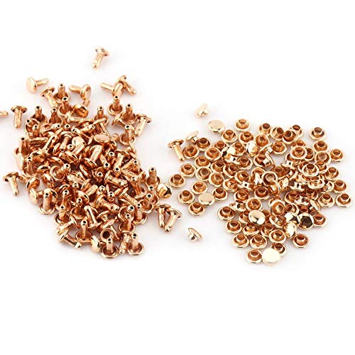 Yanmis 100Sets Leather Rivets