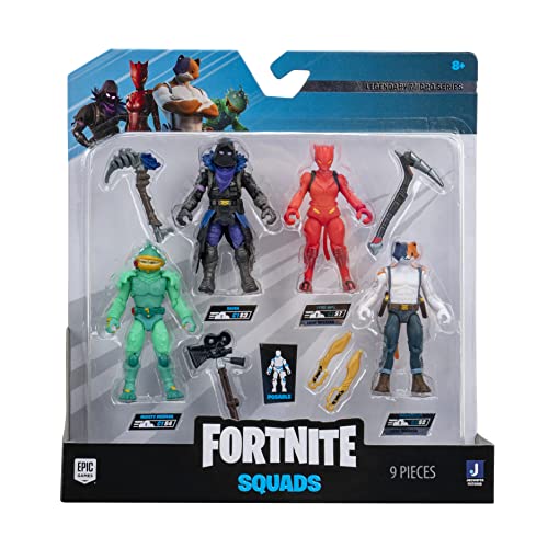 Fortnite Fnt0988 Fnt - 4 Figure Pack (Micro Legendary Series) (Squad Mode) (C1S3), Multi #TOP1
