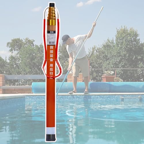 Perche de sauvetage piscine télescopique en aluminium pour sécurité