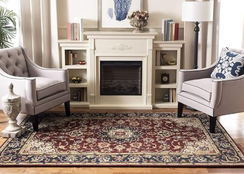 Image of Embossed Handmade GH Wool Thick Geometrical Carpet is a Stylish and Practical Addition to Any Living Room 10X13