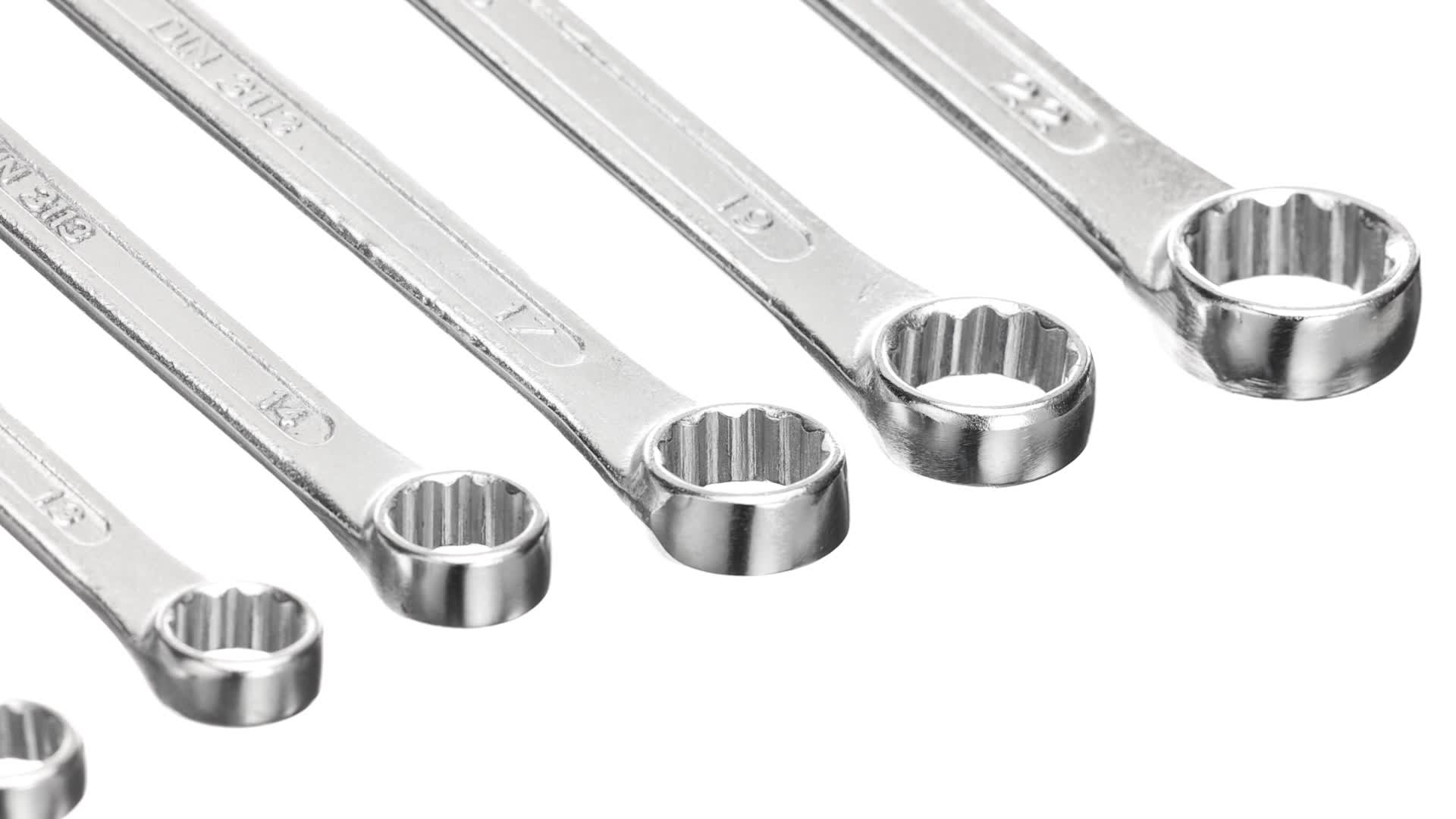 Set Chiavi Ad Anello Mannesmann 12 Pezzi - Misure Da 6 A 32mm, Cromate Per Durata E Antiruggine - Foto 13