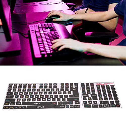 Sanpyl 2 Pcs Pegatinas para Teclado para 84 a 108 Teclas miniatura 5