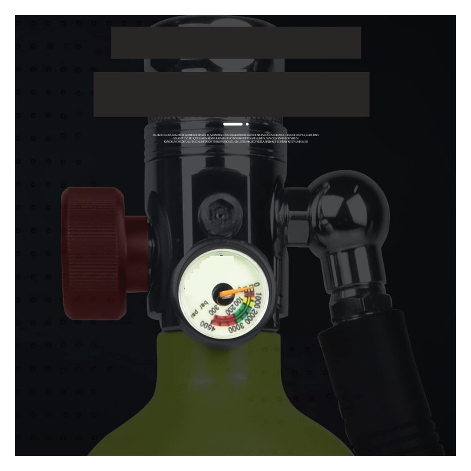 Sprzęt do nurkowania 1000 Ml Sprzęt Do Nurkowania Proste Produkty Do Sportów Wodnych Korzystanie z bezpieczniejszego(Package E Green)