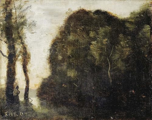 Tableaux Peinture sur Toile pour Décoration de la Chambre coucher Corot 60x90cm