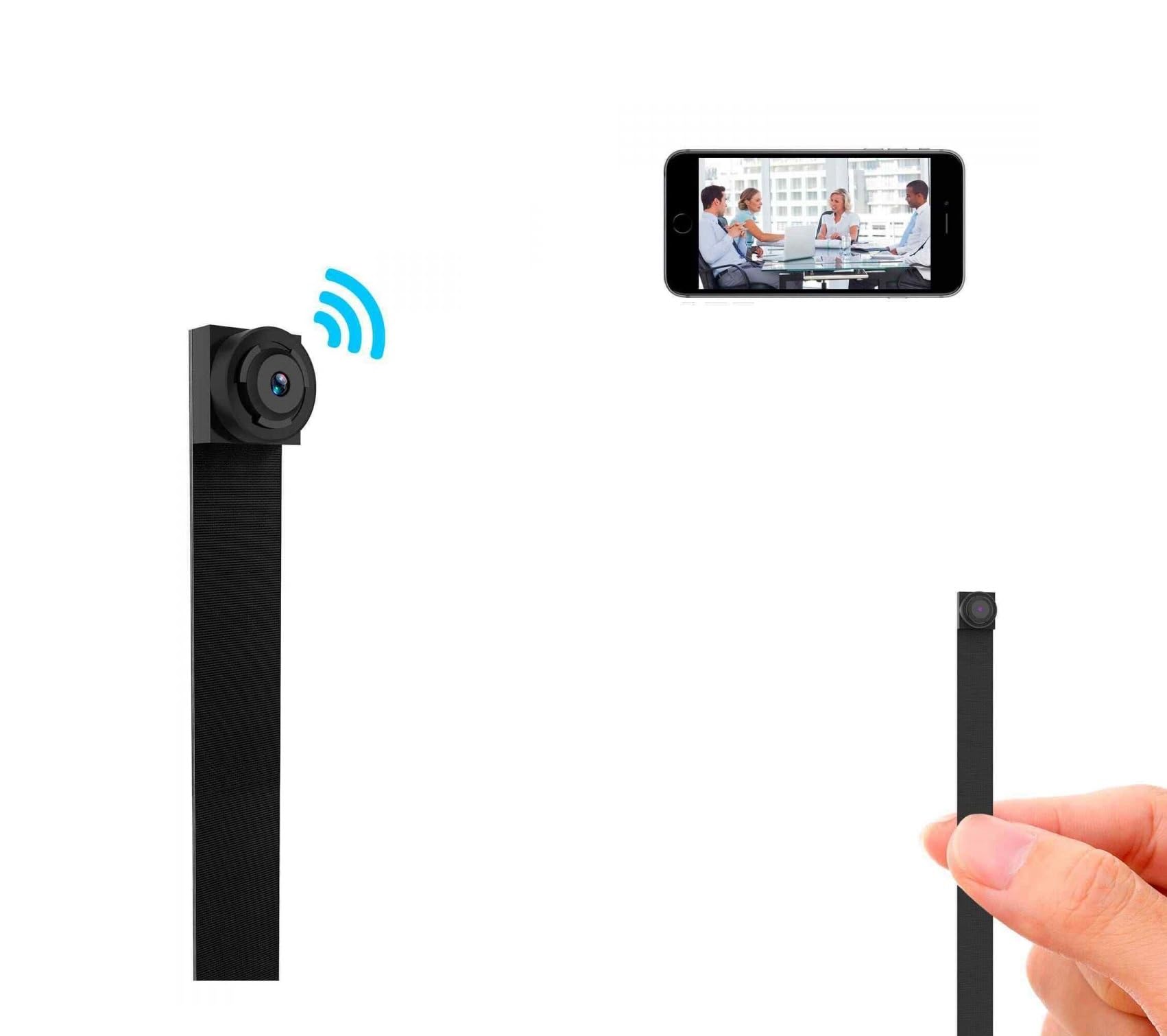 Mini cámara espía Oculta HD Wi-Fi Que graba y transmite Audio y vídeo