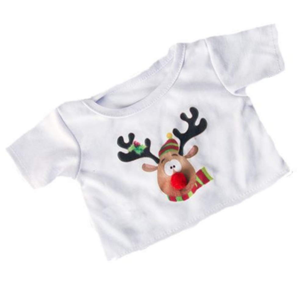 Teddy Bear Clothes - Teddy Bear T-Shirts (8" Reindeer)