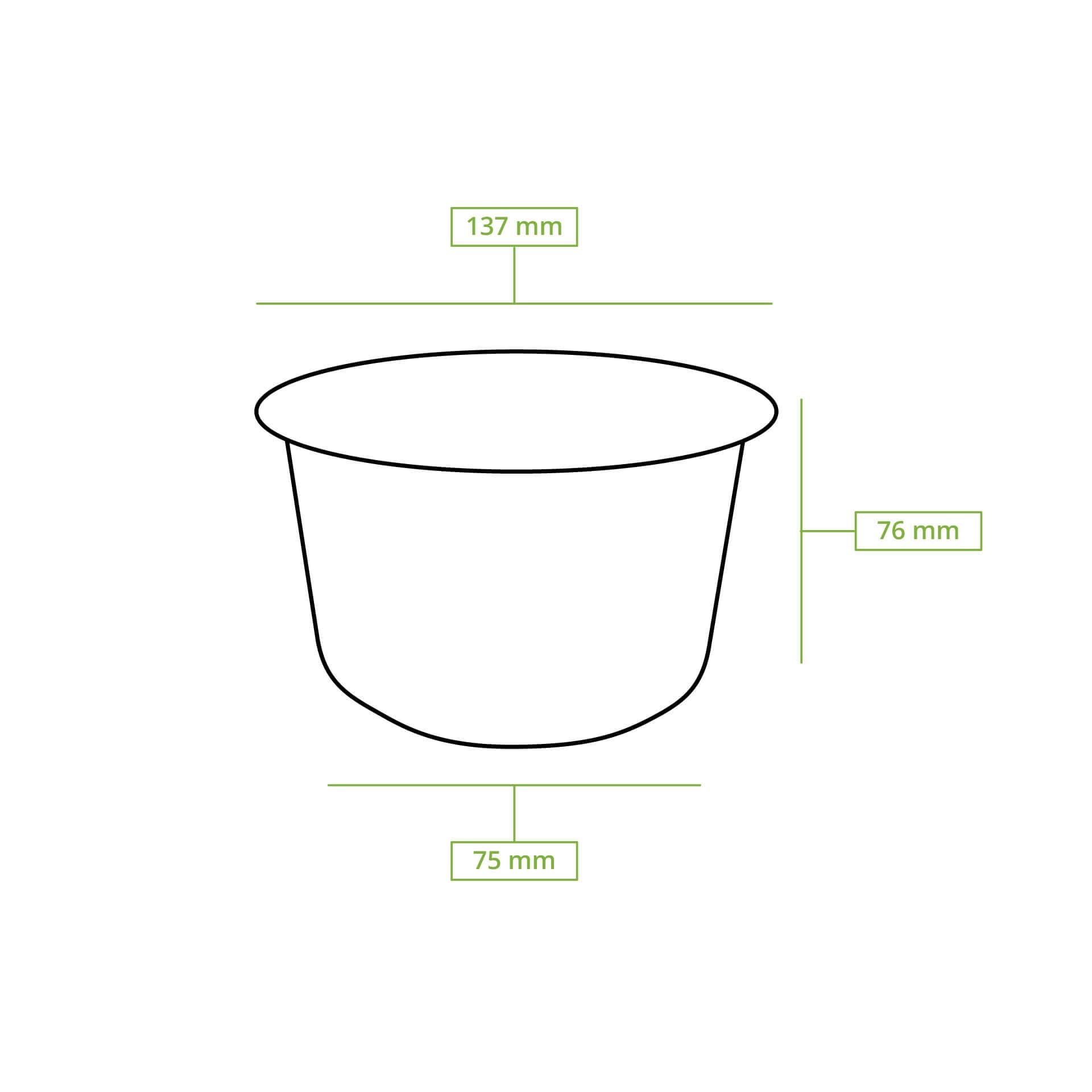 BIOZOYG Umweltfreundliche Suppenbecher aus Zuckerrohr I 600 Stück 375ml Einwegbecher Einmalbecher Wegwerfbecher I Bio Einweggeschirr Becher biologisch abbaubar, kompostierbar