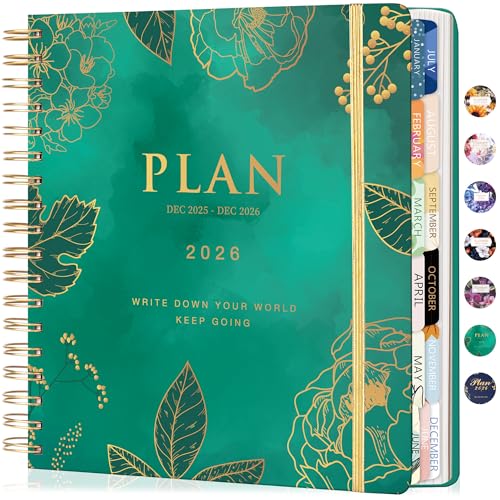 CAGIE 2026 Planner Weekly and Monthly， Jan - Dec 2026 8.3...