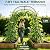 7.2FT Garden Trellis Arch for Raised Garden Beds, Heavy Duty Metal Trellis for Cucumbers, Pumpkins, Beans & Climbing Plants, Walk Through Vegetable Garden Arch with Netting