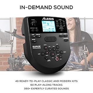 Pack Surge Mesh Kit d’Alesis Drums – Ensemble de batterie électronique 8 pièces en peau maillée et Drum Kit comprenant… - Les Beatles, Paul McCartney, John Lennon, RIngo Starr, George Harrison Pack Surge Mesh Kit d’Alesis Drums – Ensemble de batterie électronique 8 pièces en peau maillée et Drum Kit comprenant… – Image 4