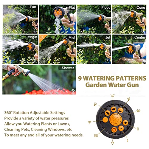 Gartenbrause Wholev Handbrause Wasserspritze aus Metall