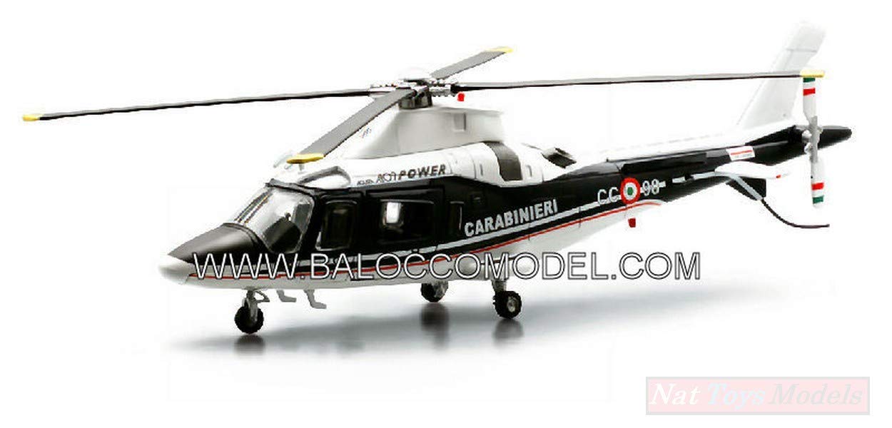 MODELLINO IN SCALA COMPATIBILE CON ELICOTTERO AGUSTA AW 109 CARABINIERI 1:43 NEW RAY NY25183