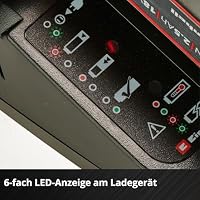 Original Einhell 4 Ah Plus Power X-Change Starter Kit (1x 18 V 4 Ah Plus Akku, 1x 3 A Ladegerät, 75 min Ladezeit, passend für alle Power X-Change Geräte) – Ansicht 9