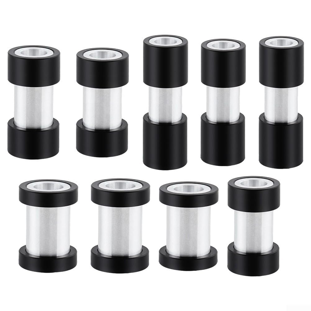 Aluminum Bike Rear Shock Bushings with Rubber Pads Ideal for 14MM Width Suspension Applications (32mm)